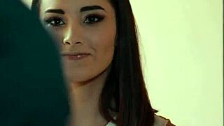 Cute teen Aria Lee handles a big black cock deep inside