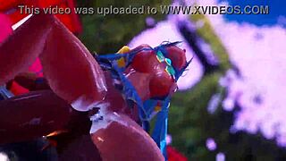 In Konosuba, Mitsuboshi joins the sex party with big tits and horny fucking.