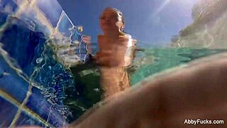 Abigail Mac Pool Fun With Big Tits And Pussy