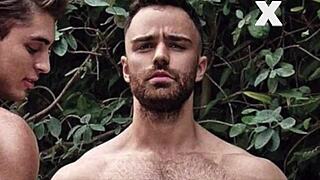 Muscle A-Go-Go 5! Trainer’s Big Ass Gets Pounded Hard!