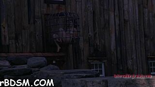 gagged hotty gets clit pleasured