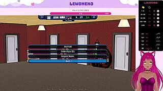 Vtuber Lewdneko continues her adventure in Harem Hotel part 14