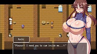 commander and recruit in anime hentai make men cum on their big tits and asses