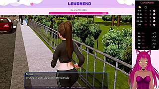 Vtuber Lewdneko continues her adventure in Harem Hotel part 14