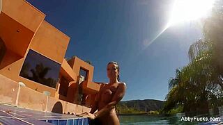 Abigail Mac Pool Fun With Big Tits And Pussy