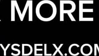 i give him a handjob with my tits until his hot cum shoots out