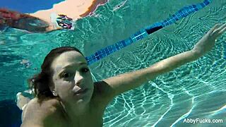 Abigail Mac Pool Fun With Big Tits And Pussy