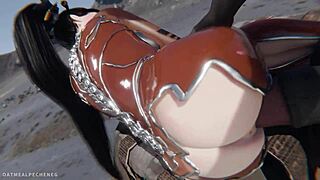 Eve from Stellar Blade takes a huge dick pounding hard