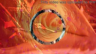 Anime girl uses rabbit toy on big tits