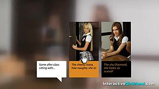 Interactive Babe Blowjob Fucking with Toys