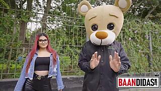 i took milky bear to fuck in the studio