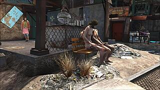 Public anime sex in Fallout 4’s Diamond City