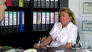 mature german petra counsels in group 3some 😏