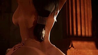 Beautiful Arab woman gets a big cock in her mouth