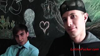 Hidden Cam Catches Bisexual Latino Twinks In Public Assfucking For Cash