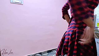 we have sex in the kitchen when her husband is out for work