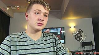 Straight men playing pool becomes sex party