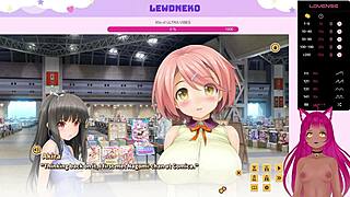 vtuber lewdneko plays love cubed part 5 in anime dating game