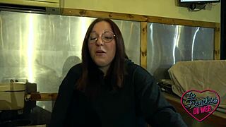 Lily, a young European brunette, can't get enough of wild fun.