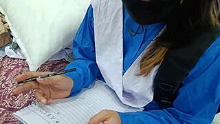 pakistani college girl sobia nasir got drilled by her stepbrother in a wild session. the coed took every thrust like a pro.