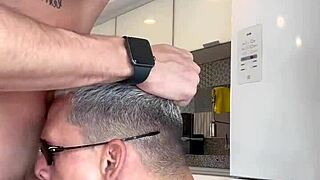 i love fucking this big cock in the kitchen with my tattooed ass