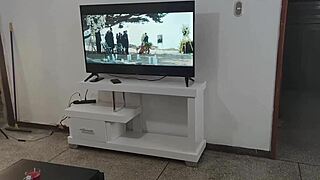 Rica Cuñada Shows Off Lingerie and I End Up Banging Her in the Living Room!