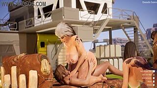 so, shey 2 just got wild in this 3d hentai scene