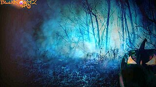 Blackxrose is a MILF who gives a blowjob to a demon
