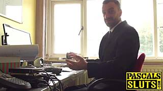 busty sub milf gets ass wrecked before tasting hot cum