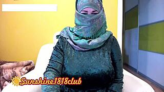 I, uh, can’t believe my Indian wife in hijab got her big boobs on cam, live Oct 25th!