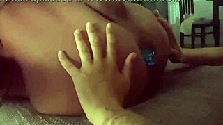 milf girl licks the ass anus balls of a guy with a butt plug in ass anilingus rimming ass licking, wow