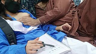 pakistani college girl sobia nasir got drilled by her stepbrother in a wild session. the coed took every thrust like a pro.