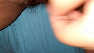 hey, wanna see my hairy pussy and big clit up close in homemade action?