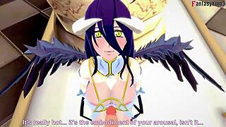 so, albedo’s just banging away in this 3d cartoon pov. full fantasyking3 overlord vibes with wild hentai action!