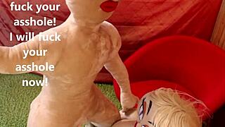 that sex robot from terminator parody fucks the sex doll's ass so good