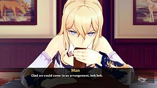 Klee's prank adventure with Jean in all scenes, featuring teen cosplay and hentai roleplay