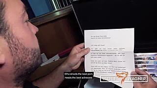 Milf julia shares her german casting interview outdoors with wolfwagner