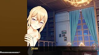 Klee's prank adventure with Jean in all scenes, featuring teen cosplay and hentai roleplay