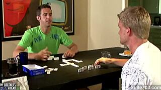 Sexy gay man receives oral and anal attention in hardcore scene