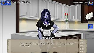 Hot MILF Stepmom Relaxes Stepson with Wet Handjob at Work. He Finishes on Her Face!