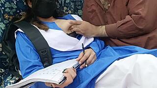 pakistani college girl sobia nasir got drilled by her stepbrother in a wild session. the coed took every thrust like a pro.