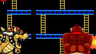 Bowser Koopa and Donkey Kong Dominate Mario in Furry Bareback Action!
