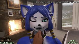 Krystal: The sexy furson in a collection of 3D hentai videos