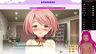 vtuber lewdneko plays love cubed part 5 in anime dating game