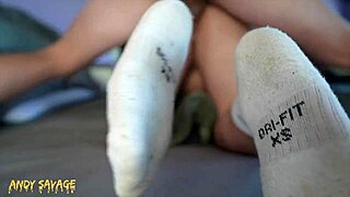 Small petite Asian woman gets anal sex and deep blow job with dirty talk