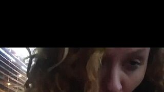 Chubby redhead deepthroats cock early morning