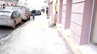 i convinced this young russian model with small tits to do a hardcore cumshot scene