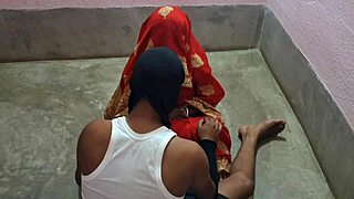 Indian Newly Married Sexy Housewife Enjoys Suhaagraat Intimacy at Home with Passion.