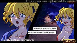 haunted haven in anime style with erotic vibes