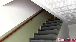 Horny tranny Babi Aydal craves a hard shaft in her backside